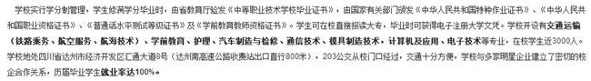 达州凤凰职业技术学校地址在哪、位置